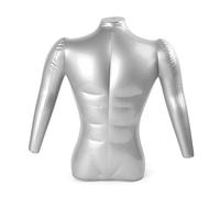 Uomo Mezzo Corpo con PVC Gonfiabile Manichino Plastica Uomo Mezzo museo temporaneo display NOTEDon39t gonfiare troppo pieno Come toDeflate Pizzicare il foro d'aria