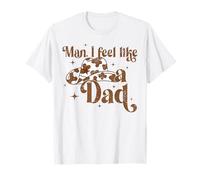 Uomo Mi Sento Come Un Papà Papà Western Cowboy Famiglia Matching Maglietta