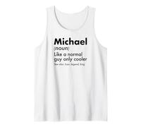 Uomo Michael Like A Normal Guy Only Cooler Legend King Nome Canotta