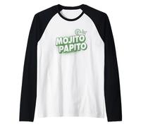 Uomo Mojito Papito Rum Bevitori di Cocktail MOVITO Day 11 luglio Maglia con Maniche Raglan