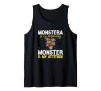 Uomo Monstera è la mia personalità Il Mostro è Il Mio atteggiamento giardinieri Canotta