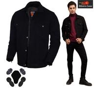 Uomo Motocicletta Touring Jeans Giacca Camicia Con kevlar Foderato Ce Armatura