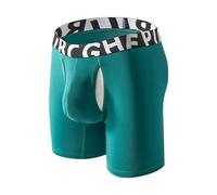 Uomo Mutande Boxer Confortevoli e Traspiranti 2025 Pantaloncini Sonno Colori Assortiti Mutande Uomo Senza Etichette vestibilità Comoda Classici Colori Solidi per l'uso Quotidiano