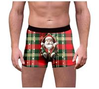 Uomo Navigare Slip Regali Natale Divertenti Leggeri Pantaloncino XXXL Taglia 9 Mutande Natalizie Costume Babbo Natale
