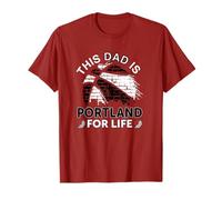 Uomo NBA Father's Day This Dad Is Portland Forever Maglietta