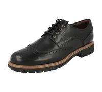 Uomo Nero Clarks Pelle Brogue Scarpe con Lacci Taglie 6-11: Batcombe Ali