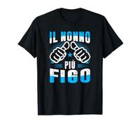 Uomo Nonno Più Figo Nonno Migliore Del Mondo Figlio Figlia Padre Maglietta