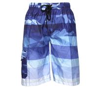 Uomo Nuoto Pantaloncini Surf Beach Tasca Relaxed Fit Poliestere Original Deluxe