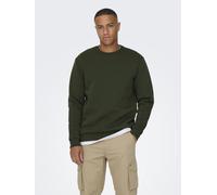 Only & Sons Onsceres Life Crew Neck Noos Maglia di Tuta, Verde (Rosin), XL Uomo