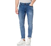 Only & Sons Uomo O&S Slim Fit Jeans Pantaloni di Base Denim Onsloom Pantaloni Affusolati Lavaggio Stone, Colore:Blu, Taglia Pantalone:32W / 34L