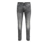 Only & Sons - Jeans stretch slim grigi-Grigio W74 L76cm