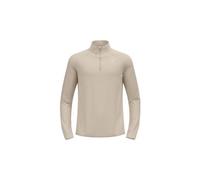 Uomo odlo zeroweight warm 2 0 1 2 zip running sweater beige