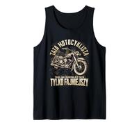 Uomo Ojciec Motocyklista Tata na Motorze Polska Polish Biker Dad Canotta