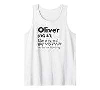 Uomo Oliver Like A Normal Guy Only Cooler Legend King Nome Canotta