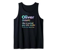 Uomo Oliver Like A Normal Guy Only Cooler Legend King Nome Canotta