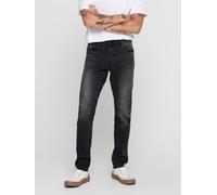 Uomo ONLY & SONS Slim Fit Jeans Pantaloni Di Denim Basic ONSLOOM Tapered