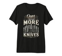 Uomo Oops I Bought More Knives - Men's Sarcastic Hunter Hobby Maglietta Premium