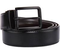 Uomo Originale 100% Pelle Smart Pantaloni Cintura Reversibile Misura Vita 30 -