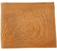 Uomo Originale Vintage Fatto a Mano Pelle Bifold Portafoglio
