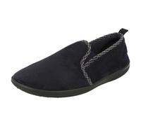 Uomo Padders Memoria Schiuma Pantofole Lewis Grigio Navy Taglia UK 6 7 8 9 10 11