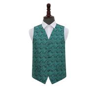 Uomo Paisley Sposo Cerimonia Sera Formale Lavoro Gilet - Misura 91.4cm - 127cm