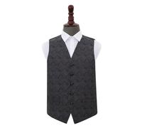 Uomo Paisley Sposo Cerimonia Sera Formale Lavoro Gilet - Misura 91.4cm - 127cm