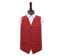 Uomo Paisley Sposo Cerimonia Sera Formale Lavoro Gilet - Misura 91.4cm - 127cm