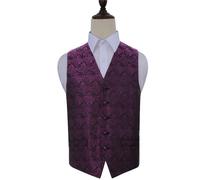 Uomo Paisley Sposo Cerimonia Sera Formale Lavoro Gilet - Misura 91.4cm - 127cm