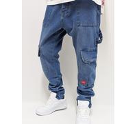 Uomo Pantaloni Cargo con Tasche Laterali e Patta_ai_bottoni