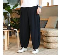 Uomo Pantaloni Casual Stile Cinese Pantaloni Bloomers Kung Fu Formazione