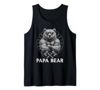 Uomo Papa Bear Viking Bear Warrior Odino Berserker Vikings Miti Canotta