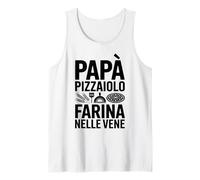 Uomo papà Pizzaiolo Pizza Uomo Frase Simpatica Canotta