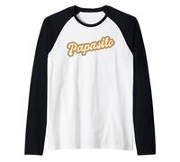 Uomo Papasito Stile retrò - Hot Chico Maglia con Maniche Raglan