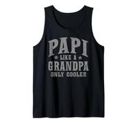Uomo Papi Like A Grandpa Only Cooler Funny Canotta