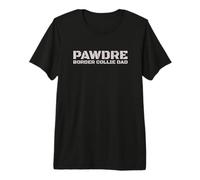Uomo PAWDRE Border Collie Dad Dog Father Owner Maglietta Premium