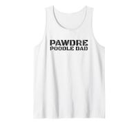 Uomo PAWDRE Poodle Dad Dog Lover Design, Dog Father Canotta