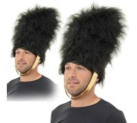 Uomo pelle D'Orso Cappello Reale Busby Protezione Guardia Costume Accessorio