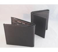 Uomo Pelle Portafoglio a Tre Scomparti Bifold Zip Qualità Eccellente Arriva IN