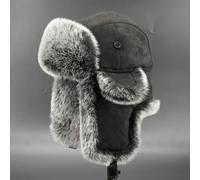 Uomo Pelliccia Finta Cacciatore Cappello Sci Colbacco Russo Cosacco Camoscio