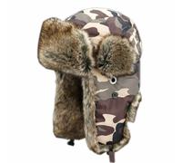 Uomo Pelliccia Finta Invernale Cacciatore Cappello Sci Colbacco Russo Cosacco