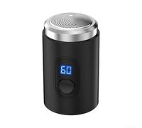 Uomo per mini rasoio lavabile staccabile testa facile pulire uomo | Ricarica rapida USB-C, compatibilità con cavo, pronto per il viaggio, design compatto, tascabile (display della batteria)