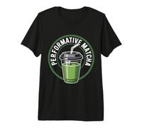Uomo Performativo Matcha Lover Gen Z Estetica Performativa Maschio Maglietta Premium