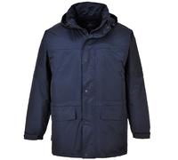Uomo Pile Foderato Giacca Impermeabile Abbigliamento da Lavoro Caldo Inverno Con