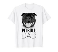 Uomo Pitbull Dad - Dog Maglietta