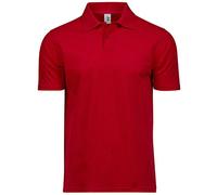 Uomo Polo Maglietta Maglia Bio Misto Cotone Nero 60C XS - 5XL TeeJays