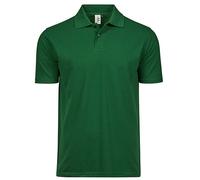 Uomo Polo Maglietta Maglia Bio Misto Cotone Nero 60C XS - 5XL TeeJays