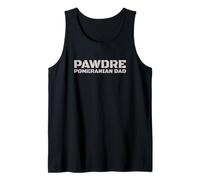 Uomo Pomeranian Dad Dog Owner Typography Design Canotta