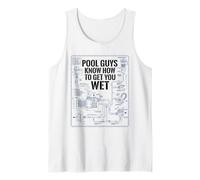 Uomo Pool Guy Design per Pool Boy e Pool Cleaner Canotta