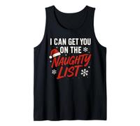 Uomo Posso metterti nella Lista dei Cattivi - Funny Men Xmas Christmas Canotta