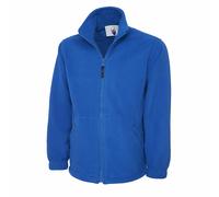 Uomo Premium Cerniera Intera Micro Pile Giacca Uneek Pesante Pillola Anti Top